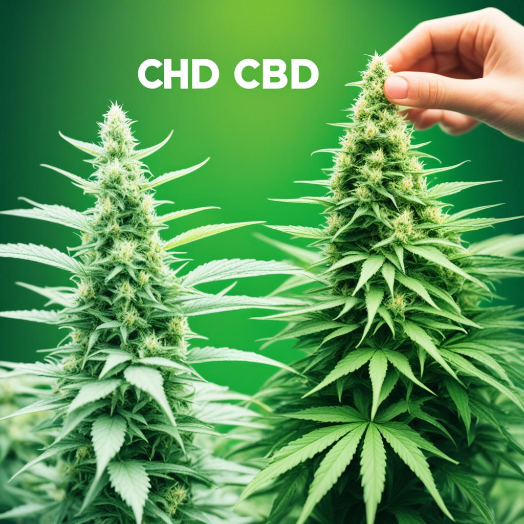 CBD und THC Unterschiede